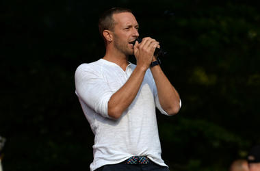 Chris Martin, lead singer for Coldplay, speaks at the 2018 Global Citizen Festival Chris Martin, lead singer for Coldplay, speaks at the 2018 Global Citizen Festival