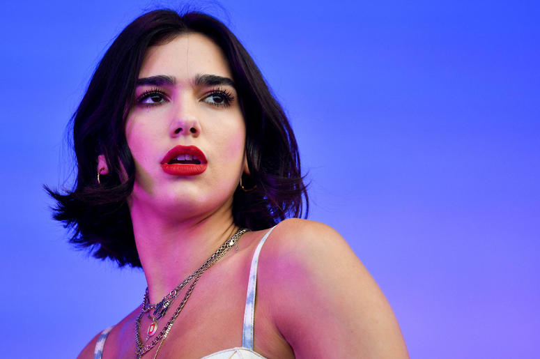 Dua Lipa performs at the Bonnaroo Music and Arts Festival Dua Lipa performs at the Bonnaroo Music and Arts Festival
