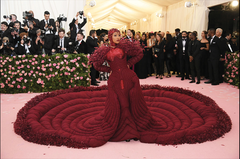 Cardi B attends The 2019 Met Gala Celebrating Camp: Notes on Fashion at Metropolitan Museum of Art on May 06, 2019 in New York City. (Photo by Neilson Barnard/Getty Images)