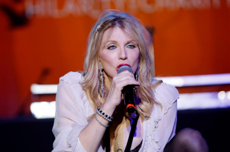 Courtney Love performs onstage Hilarity for Charity's 5th Annual Los Angeles Variety Show Courtney Love performs onstage Hilarity for Charity's 5th Annual Los Angeles Variety Show