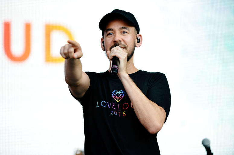 Mike Shinoda performs at 2018 LOVELOUD Festival Mike Shinoda performs at 2018 LOVELOUD Festival