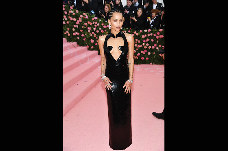 Zoe Kravitz attends The 2019 Met Gala Celebrating Camp: Notes on Fashion at Metropolitan Museum of Art on May 06, 2019 in New York City. (Photo by Dimitrios Kambouris/Getty Images for The Met Museum/Vogue)