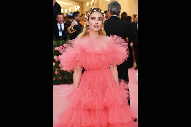 Emma Roberts attends The 2019 Met Gala Celebrating Camp: Notes on Fashion at Metropolitan Museum of Art on May 06, 2019 in New York City. (Photo by Dimitrios Kambouris/Getty Images for The Met Museum/Vogue)