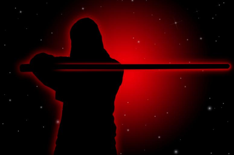 star wars lightsaber outline