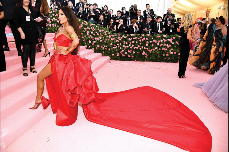 Halsey attends The 2019 Met Gala Celebrating Camp: Notes on Fashion at Metropolitan Museum of Art on May 06, 2019 in New York City. (Photo by Dimitrios Kambouris/Getty Images for The Met Museum/Vogue)