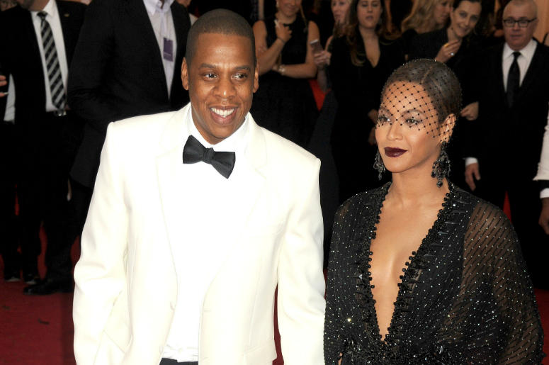 Singer Beyonce and Jay-Z arrive at the 2015 Costume Institute Gala Benefit celebrating 'China: Through The Looking Glass' held at the Metropolitan Museum Of Art in New York, NY on May 4th, 2015. Singer Beyonce and Jay-Z arrive at the 2015 Costume Institute Gala Benefit celebrating 'China: Through The Looking Glass' held at the Metropolitan Museum Of Art in New York, NY on May 4th, 2015.