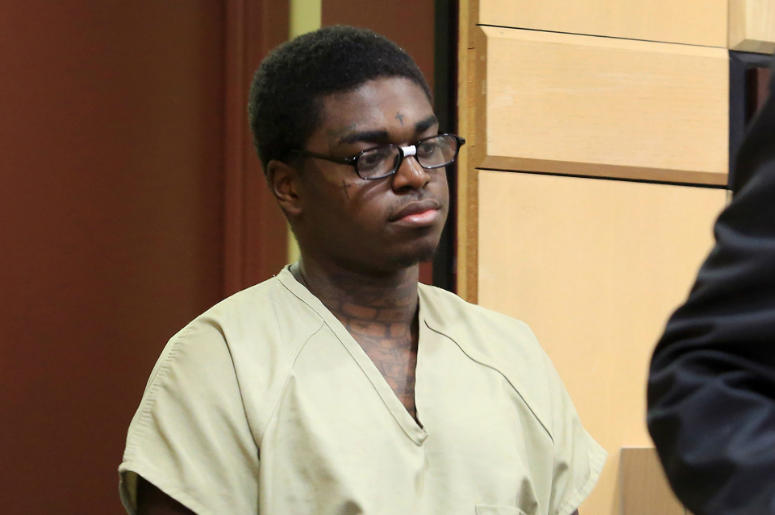 Rapper Kodak Black in court for probation hearing on April 26 in Florida Rapper Kodak Black in court for probation hearing on April 26 in Florida