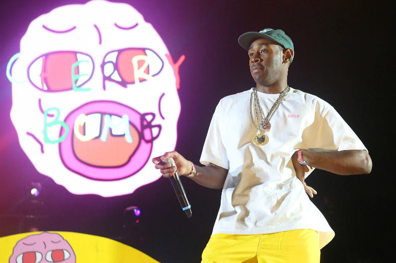 Tyler, The Creator at Coachella 2015 Tyler the Creator performs during the Coachella Valley Music and Arts Festival at Empire Polo Club.