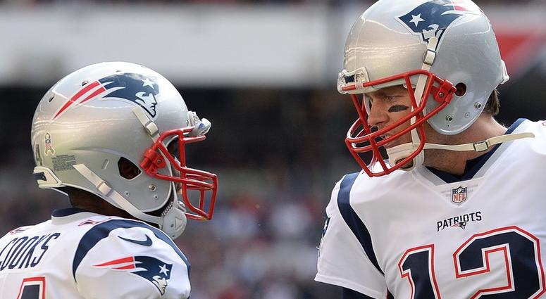 Brandin Cooks and Tom Brady