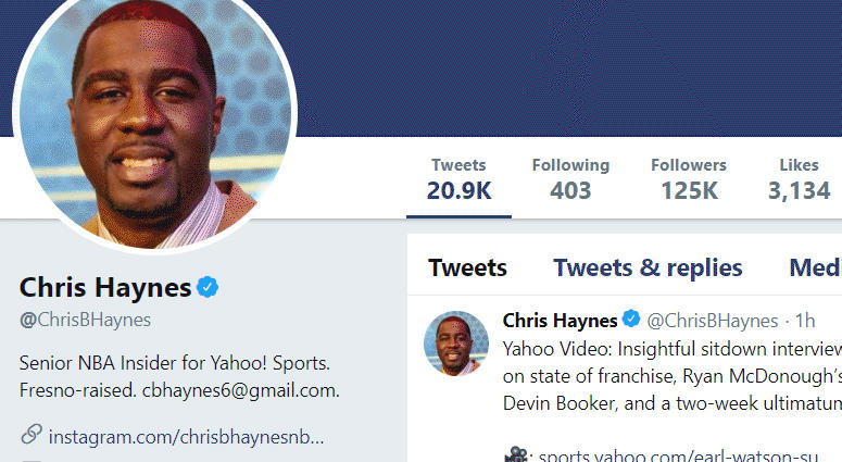 Chris Haynes Chris Haynes