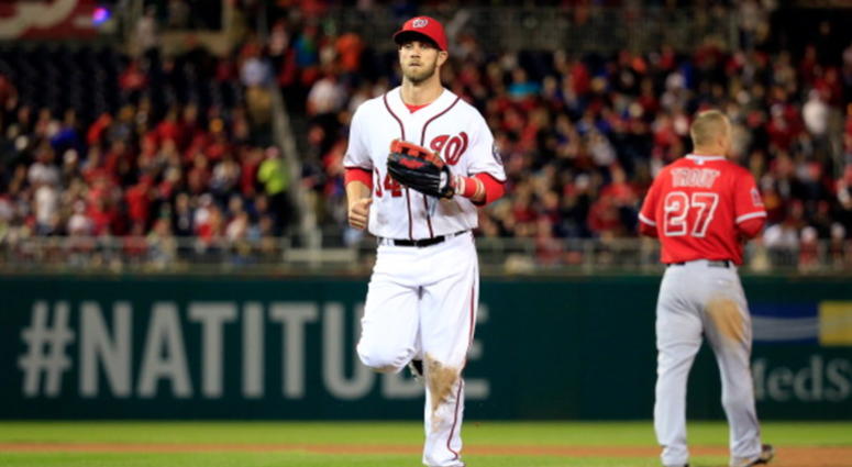 Bryce Harper and Mike Trout Bryce Harper and Mike Trout