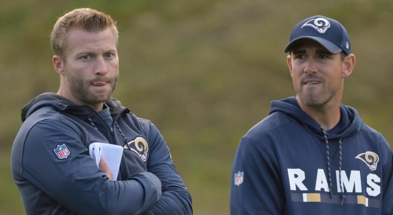 Sean McVay and Matt LaFluer Sean McVay and Matt LaFluer