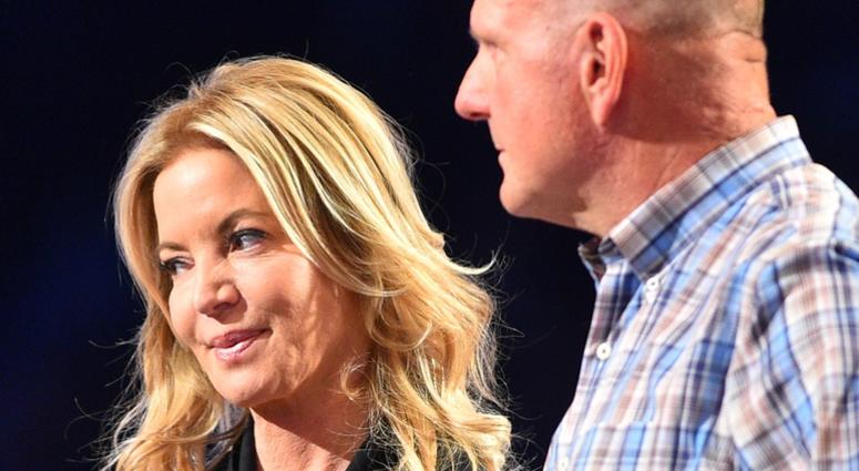 Steve Ballmer and Jeanie Buss Steve Ballmer and Jeanie Buss