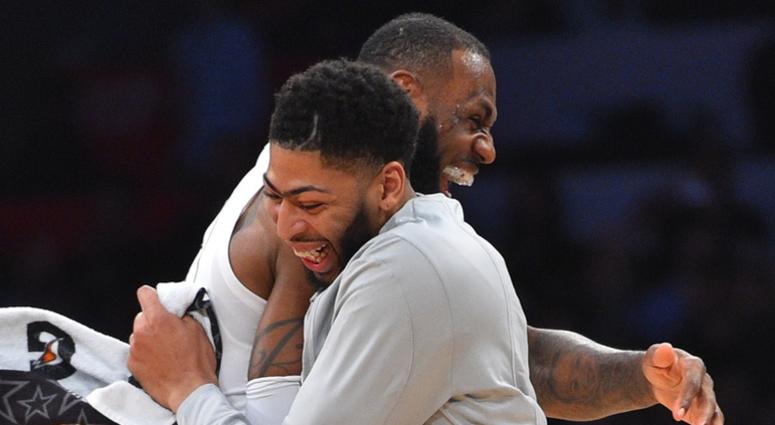 LeBron James and Anthony Davis LeBron James and Anthony Davis