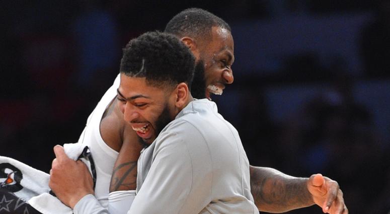 Anthony Davis and LeBron James Anthony Davis and LeBron James