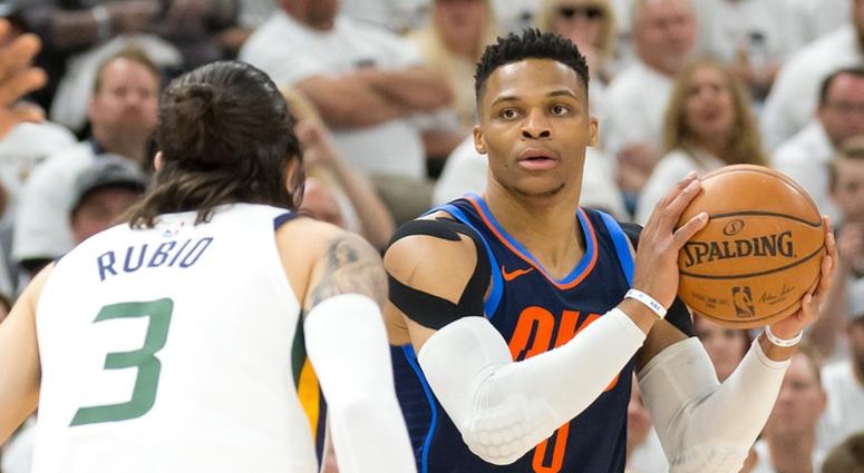 Ricky Rubio and Russell Westbrook
