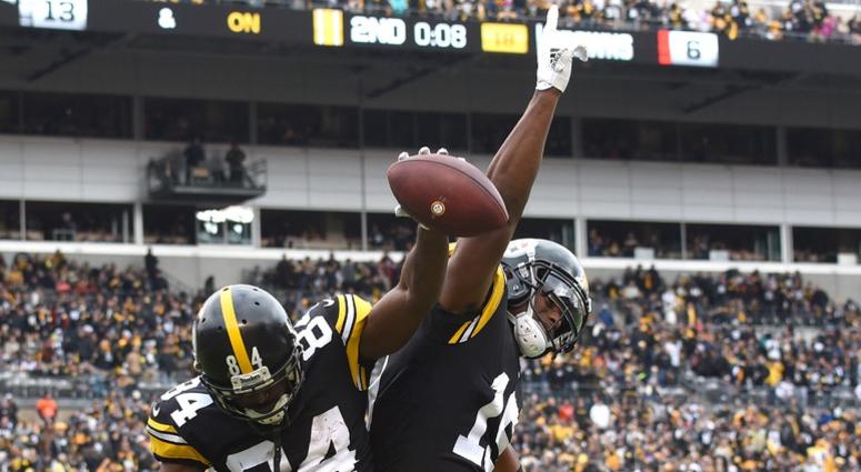 JuJu Smith-Schuster and Antonio Brown JuJu Smith-Schuster and Antonio Brown