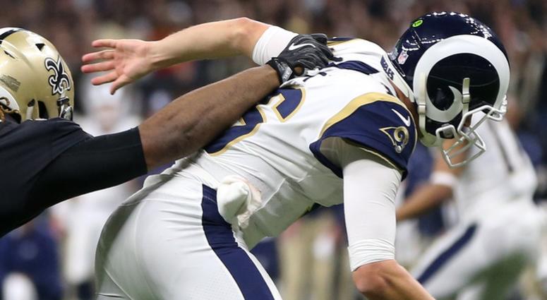 Jared Goff and Cameron Jordan Jared Goff and Cameron Jordan