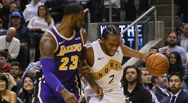 Kawhi Leonard and LeBron James Kawhi Leonard and LeBron James