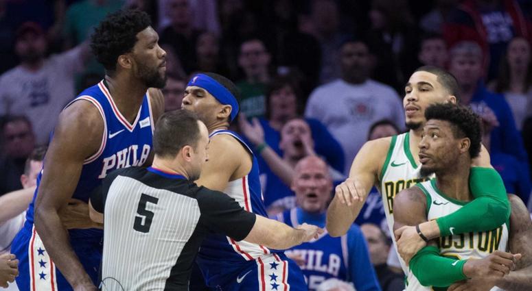 Marcus Smart and Joel Embiid Marcus Smart and Joel Embiid