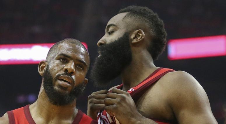 Chris Paul and James Harden Chris Paul and James Harden