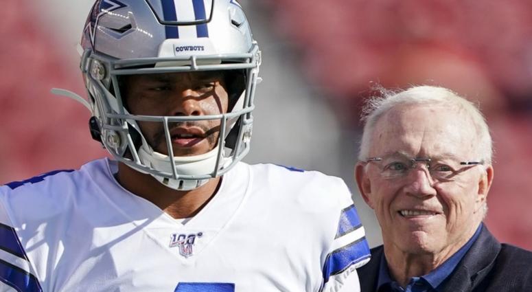 Dak Prescott and Jerry Jones Dak Prescott and Jerry Jones