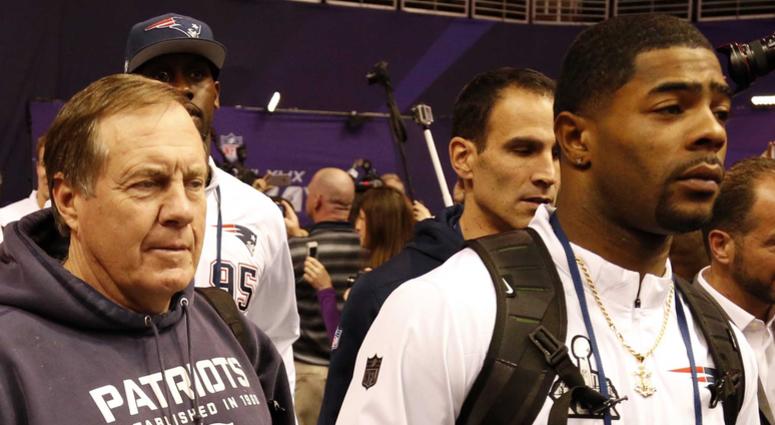 Bill Belichick and Malcolm Butler Bill Belichick and Malcolm Butler