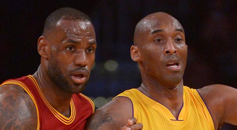 LeBron James and Kobe Bryant LeBron James and Kobe Bryant
