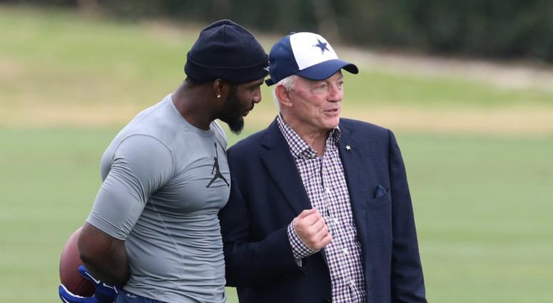 Dez Bryant and Jerry Jones Dez Bryant and Jerry Jones