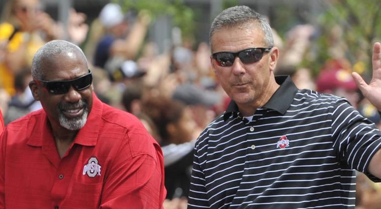 Urban Meyer and Gene Smith Urban Meyer and Gene Smith