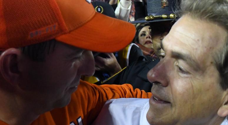 Nick Saban and Dabo Swinney Nick Saban and Dabo Swinney