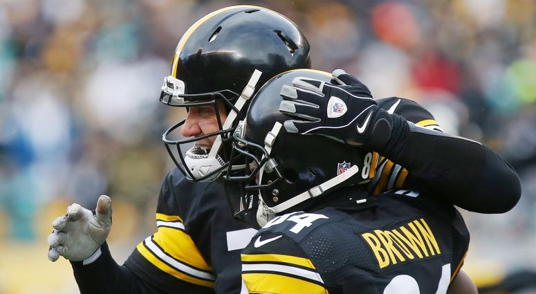 Ben Roethlisberger and Antonio Brown Ben Roethlisberger and Antonio Brown