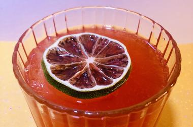 Strawberry Margarita with Lime