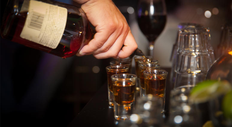 Pouring shots, Alcohol Pouring shots, Alcohol