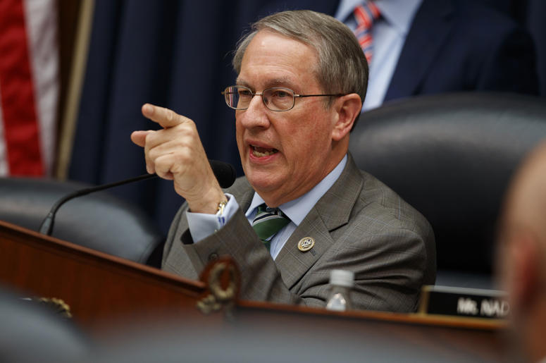 AP18193559485985 Chairman of the House Judiciary Committee Rep. Bob Goodlatte, R-Va., questions FBI Deputy Assistant Director Peter Strzok during a hearing on "Oversight of FBI and DOJ Actions Surrounding the 2016 Election," on Capitol Hill, Thursday, July 12, 2018, in Wa