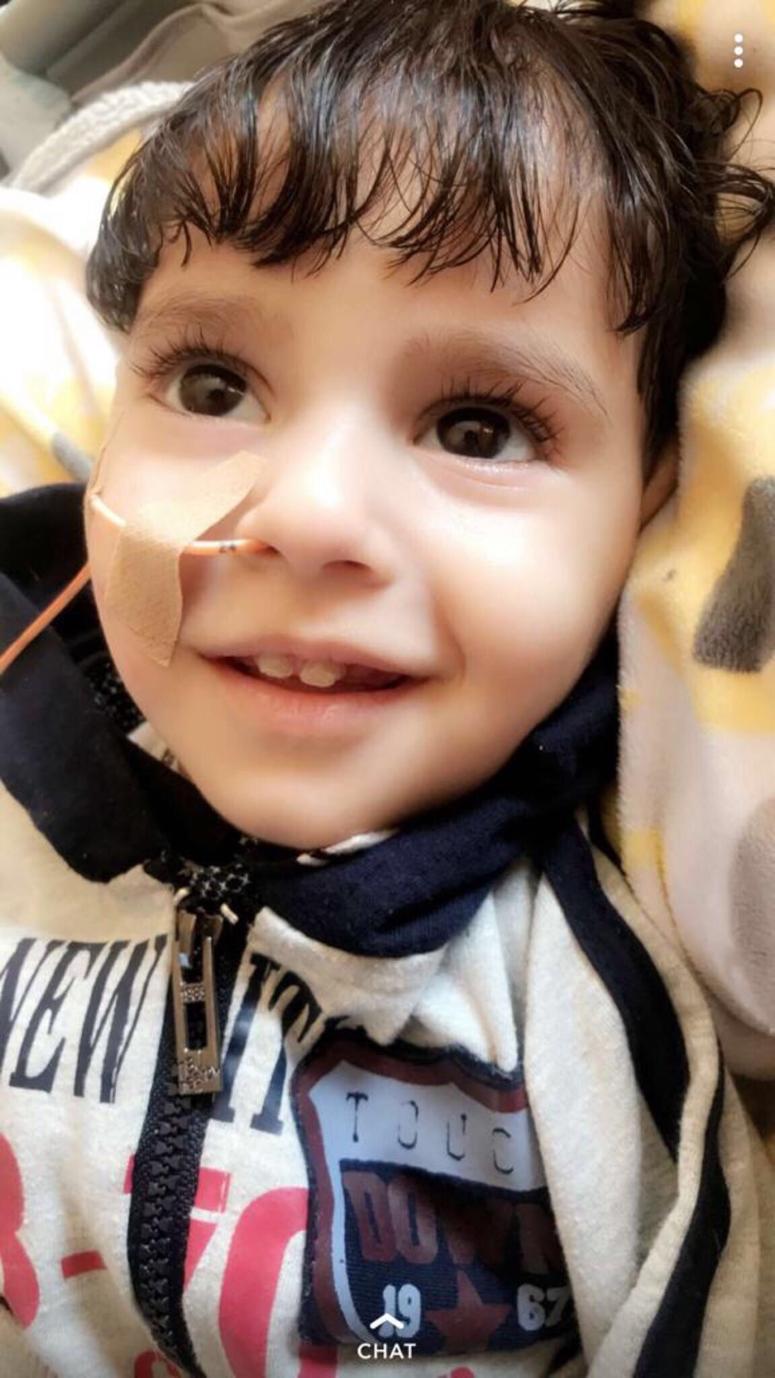 Abdullah Hassan, 2, is dying from a severe genetic disorder at UCSF Benioff Hospital in Oakland.