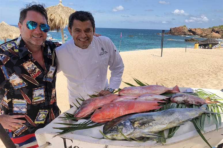 Chef Jorge González & Liam Chef Jorge González & Liam (Photo credit: Foodie Chap/Liam Mayclem)