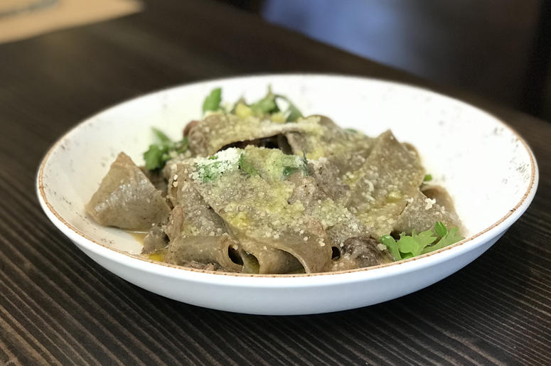 Cento Osteria's Wild Boar Sugo With Pappardelle Integrale Cento Osteria's Wild Boar Sugo With Pappardelle Integrale (Photo credit: Foodie Chap/Liam Mayclem)