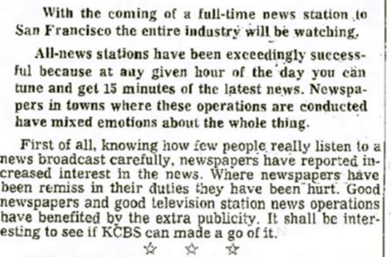 Bob Foster column Portion of Bob Foster column