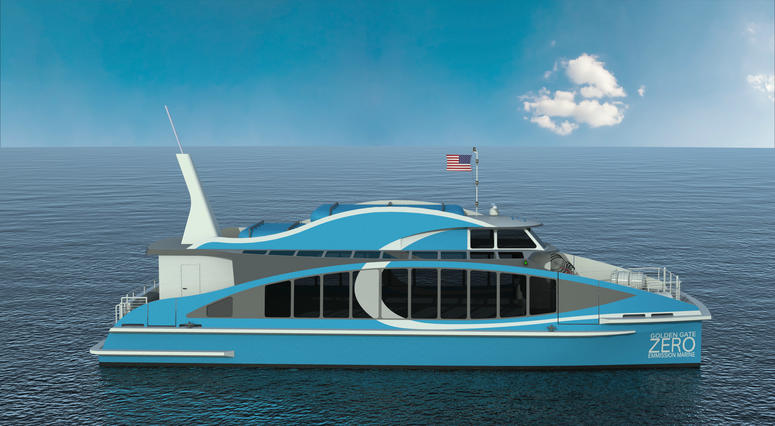 The Water-Go-Round ferry's fuel-cell technology will enable it to run two days without filling up the tank.