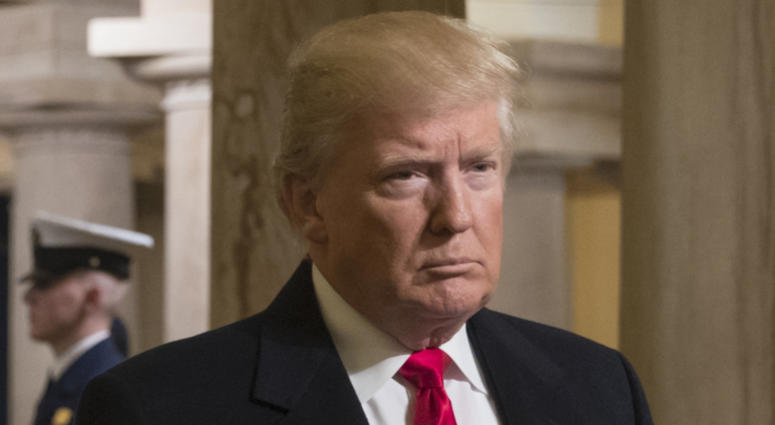 President Donald Trump President-elect Donald Trump arrives for his inauguration ceremony at the Capitol in Washington, Friday, Jan. 20, 2017. Trump, a real estate mogul and reality television star who upended American politics and energized voters angry with Washington, will b
