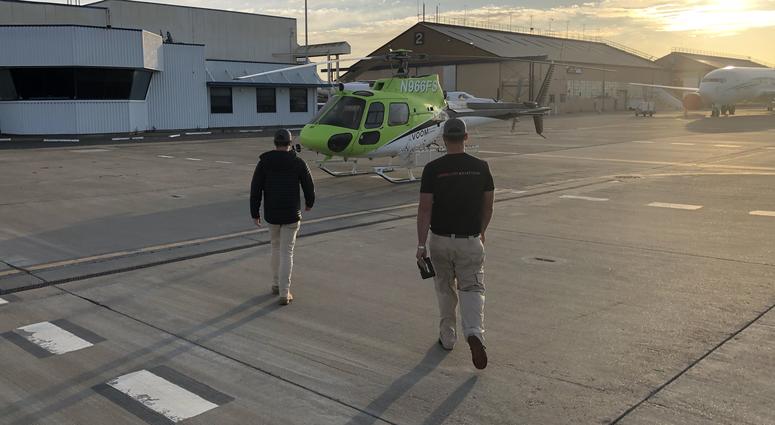 Start-up Voom has begun offering shared on-demand rides in helicopters around the Bay Area. Start-up Voom has begun offering shared on-demand rides in helicopters around the Bay Area.