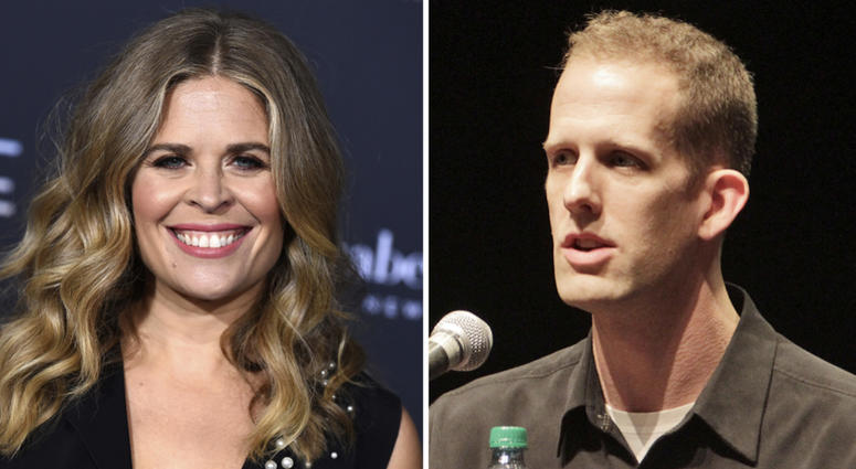 AP18170767895602 This combination photo shows Jennifer Lee at the world premiere of "A Wrinkle in Time" in Los Angeles on Feb. 26, 2018, left, and Pete Doctor at the Santa Barbara International Film Festival in Santa Barbara, Calif., on Feb. 6, 2010. Walt Disney Studios c