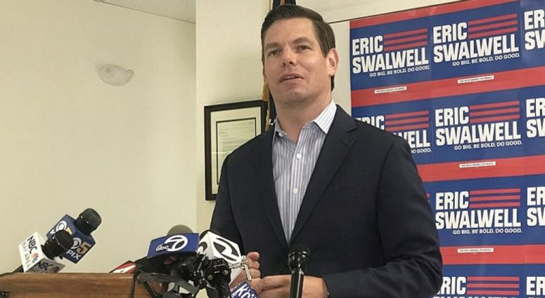 Eric Swalwell announces on July 8, 2019 that he has ended his bid for presidency Eric Swalwell announces on July 8, 2019 that he has ended his bid for presidency