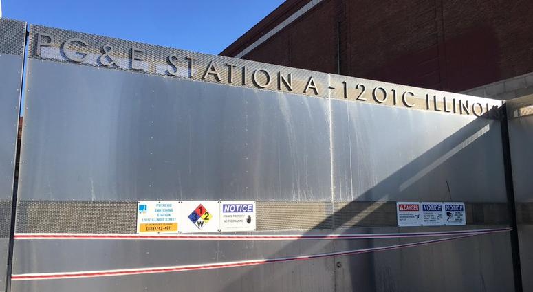A power outage allegedly caused by construction workers knocked out electricity to 22,000 customers and was centered at this PG&E substation in Potrero Hill on Sept. 20, 2019. A power outage allegedly caused by construction workers knocked out electricity to 22,000 customers and was centered at this PG&E substation in Potrero Hill on Sept. 20, 2019.