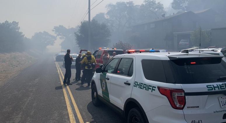 Evacuations were ordered due a fire near Highway 37 in Marin County on Sept. 10, 2019. Evacuations were ordered due a fire near Highway 37 in Marin County on Sept. 10, 2019.
