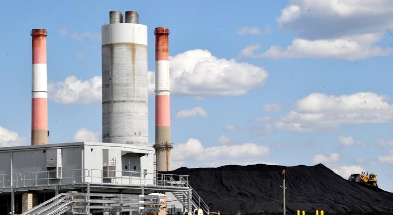 Coal is stacked in a pile at the Tennessee Valley Authority (TVA) Gallatin Steam Plant Thursday, June 13, 2019, in Gallatin, Tenn. Coal is stacked in a pile at the Tennessee Valley Authority (TVA) Gallatin Steam Plant Thursday, June 13, 2019, in Gallatin, Tenn.