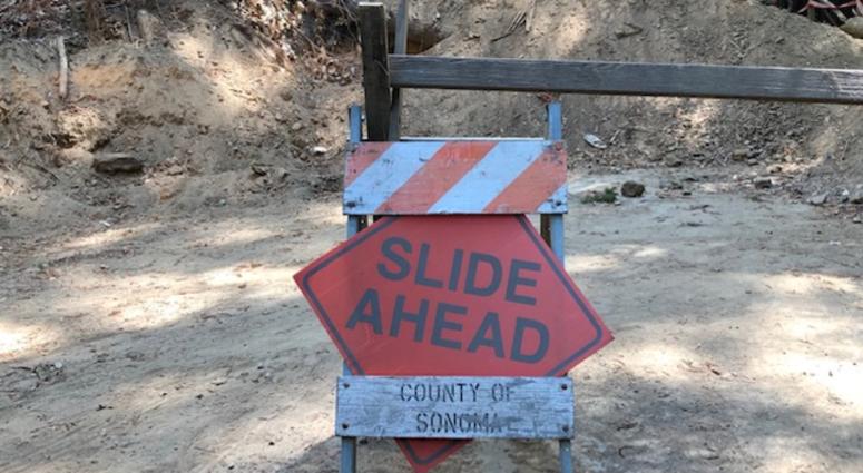 Road closed months after mudslides in Guerneville Road closed months after mudslides in Guerneville