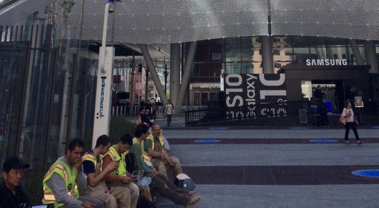 The Salesforce Transit Center in downtown San Francisco. The Salesforce Transit Center in downtown San Francisco.