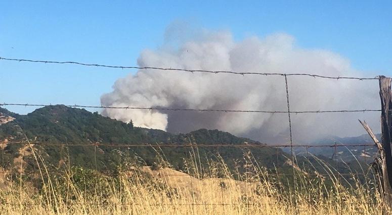Moose Fire Burns In Mendocino County Moose Fire Burns In Mendocino County